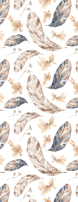 Fabric roller blind for window Leaves