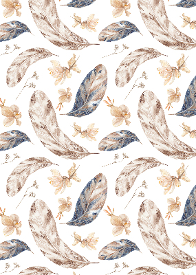 Fabric roller blind for window Leaves