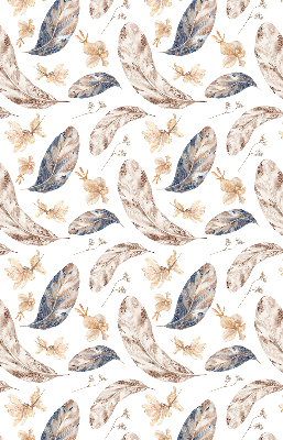 Fabric roller blind for window Leaves