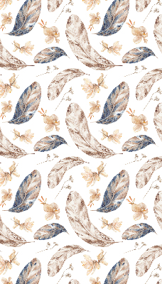 Fabric roller blind for window Leaves
