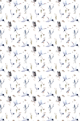 Fabric roller blind for window Herons