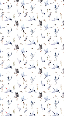 Fabric roller blind for window Herons