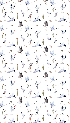 Fabric roller blind for window Herons