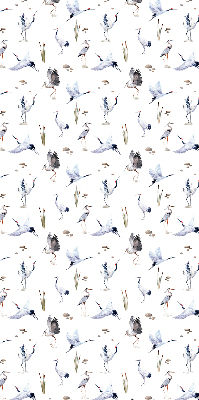 Fabric roller blind for window Herons