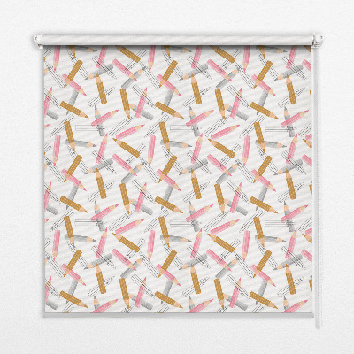 Blackout roller blind Crayons