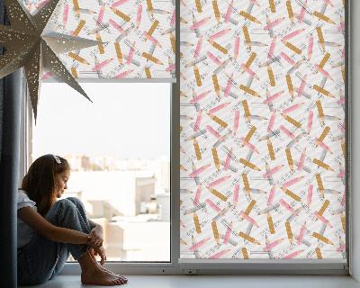 Blackout roller blind Crayons