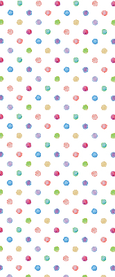 Blackout roller blind for window Colorful dots