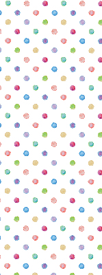 Blackout roller blind for window Colorful dots