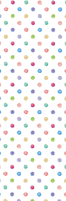 Blackout roller blind for window Colorful dots