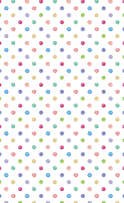 Blackout roller blind for window Colorful dots