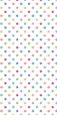 Blackout roller blind for window Colorful dots