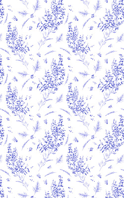 Blackout roller blind Purple plants