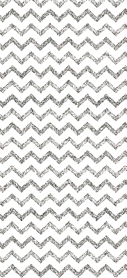 Fabric roller blind for window Gray horizontal zigzags