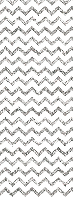 Fabric roller blind for window Gray horizontal zigzags