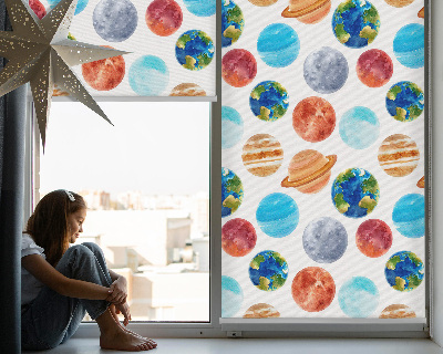 Blackout roller blind Planets