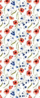 Fabric roller blind for window Poppy