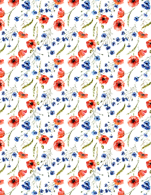 Fabric roller blind for window Poppy