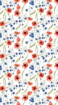 Fabric roller blind for window Poppy