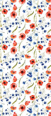 Fabric roller blind for window Poppy