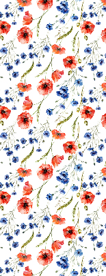 Fabric roller blind for window Poppy