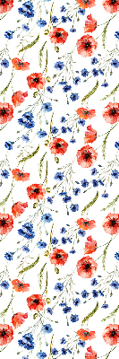 Fabric roller blind for window Poppy