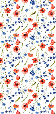 Fabric roller blind for window Poppy