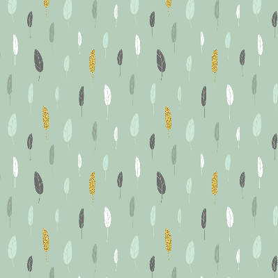 Fabric roller blind for window Colorful trees