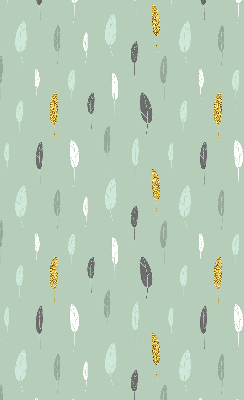 Fabric roller blind for window Colorful trees