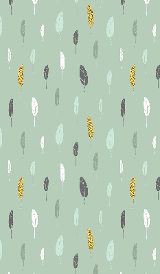 Fabric roller blind for window Colorful trees