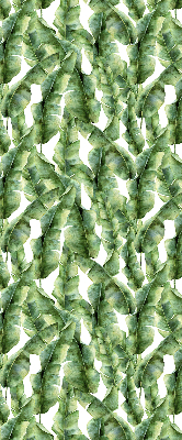 Fabric roller blind for window Leaves