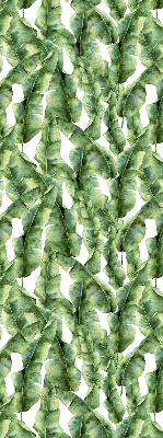 Fabric roller blind for window Leaves