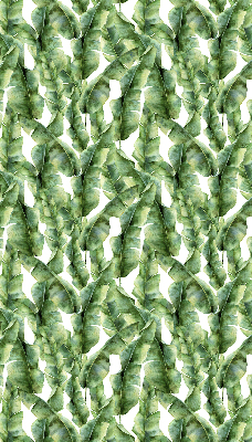 Fabric roller blind for window Leaves