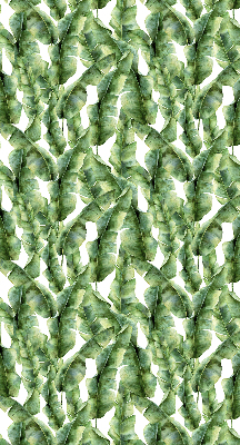 Fabric roller blind for window Leaves