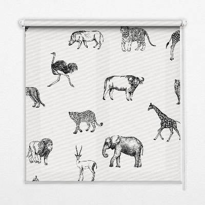 Blackout roller blind Animals