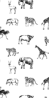 Blackout roller blind Animals