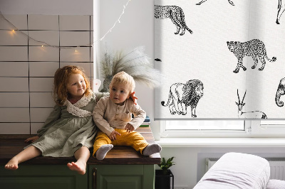 Blackout roller blind Animals