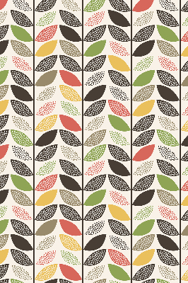 Blackout roller blind Colorful leaves