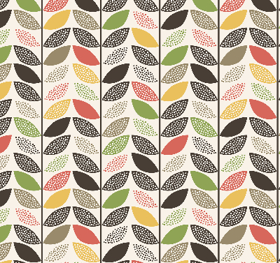 Blackout roller blind Colorful leaves