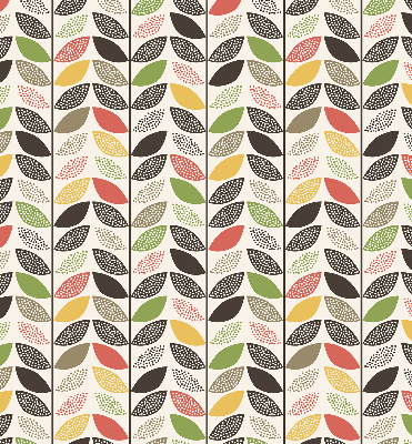 Blackout roller blind Colorful leaves