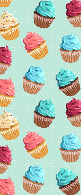 Blackout roller blind for window Cupcakes