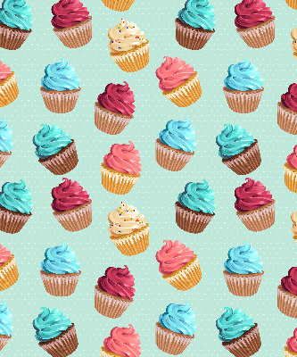 Blackout roller blind for window Cupcakes