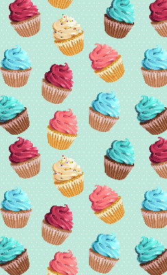 Blackout roller blind for window Cupcakes