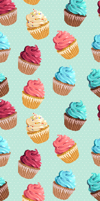 Blackout roller blind for window Cupcakes