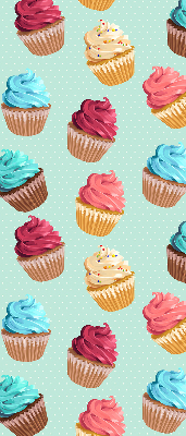 Blackout roller blind for window Cupcakes