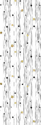 Fabric roller blind for window Stripes and dots
