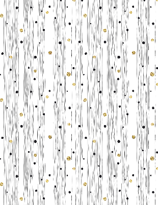 Fabric roller blind for window Stripes and dots
