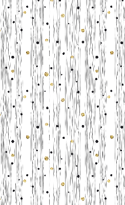 Fabric roller blind for window Stripes and dots