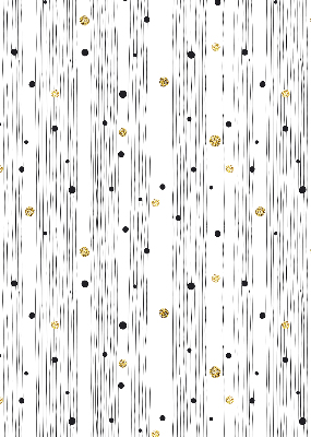Fabric roller blind for window Stripes and dots