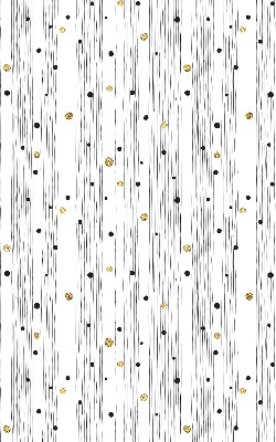 Fabric roller blind for window Stripes and dots