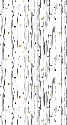 Fabric roller blind for window Stripes and dots